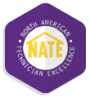 Our technicians are NATE Certified